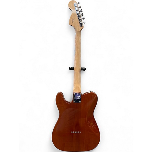 Used Squier Paranormal Esquie Deluxe Mocha Solid Body Electric Guitar
