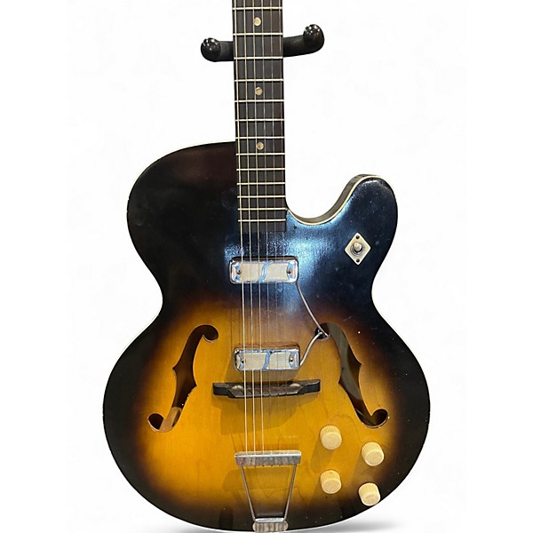 Used Harmony Rocket Sunburst Hollow Body Electric Guitar