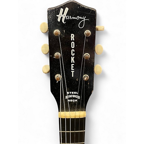 Used Harmony Rocket Sunburst Hollow Body Electric Guitar