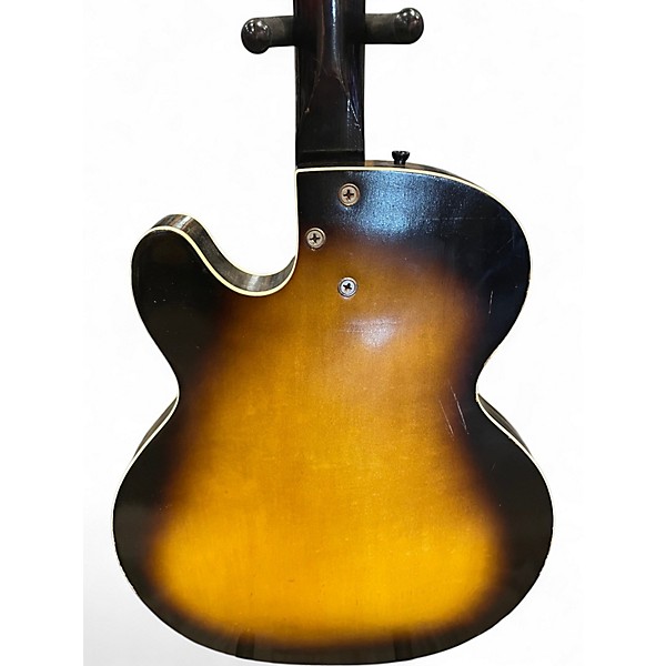 Used Harmony Rocket Sunburst Hollow Body Electric Guitar
