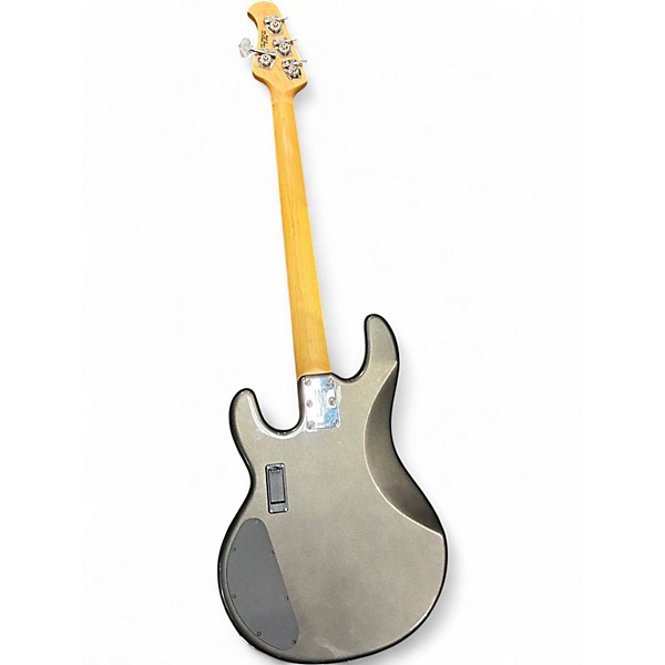 Used Ernie Ball Music Man Stingray HH 4 String Gunmetal Gray Electric Bass Guitar