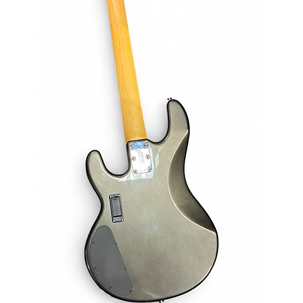 Used Ernie Ball Music Man Stingray HH 4 String Gunmetal Gray Electric Bass Guitar