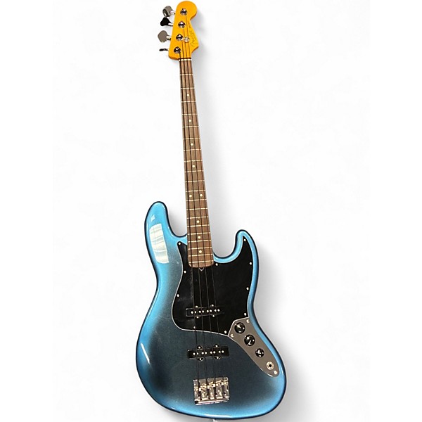 Used Fender American Professional II Jazz Bass Dark Knight Electric Bass Guitar