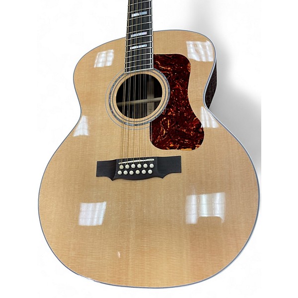 Used Guild F512 Natural 12 String Acoustic Guitar