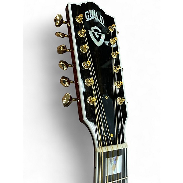 Used Guild F512 Natural 12 String Acoustic Guitar