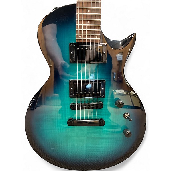 Used ESP LTD EC2000DX Blue Burst Solid Body Electric Guitar