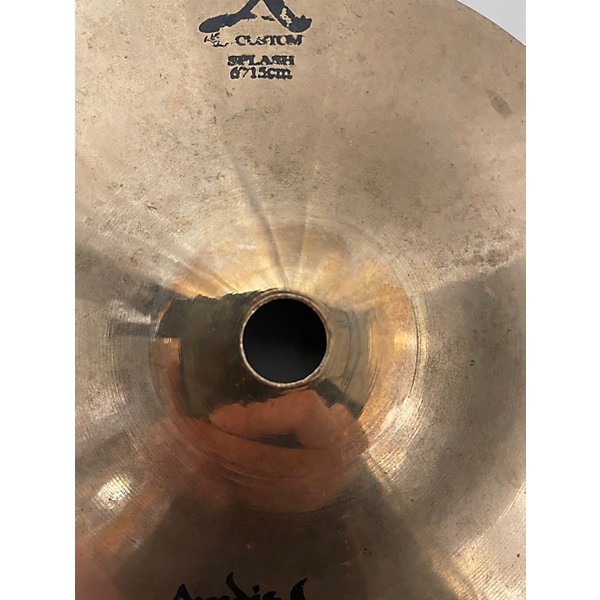 Used Zildjian 6in A Custom Splash Cymbal