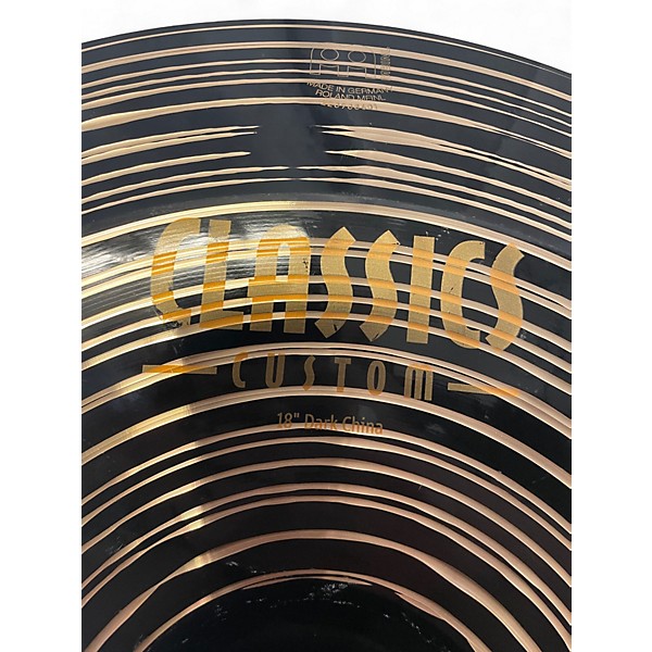 Used MEINL 18in Classics Custom Dark China Cymbal