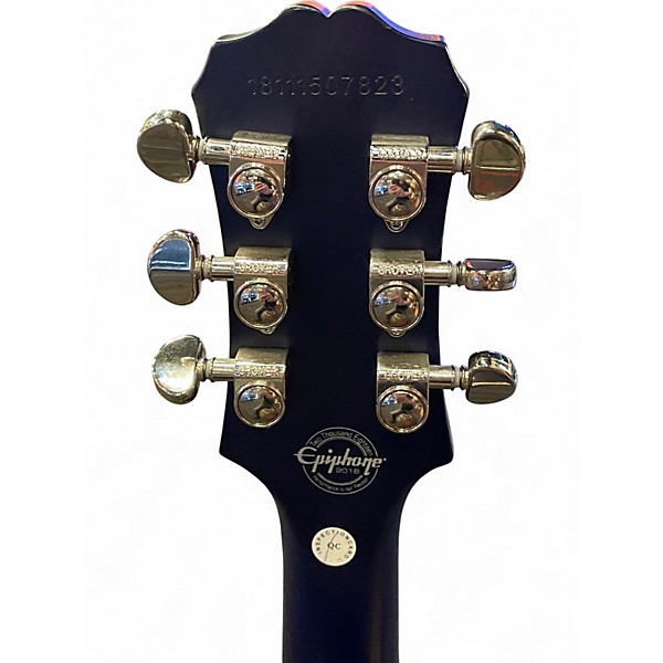 Used 2020s Epiphone Les Paul Traditional PRO III Blue Burst Solid Body Electric Guitar