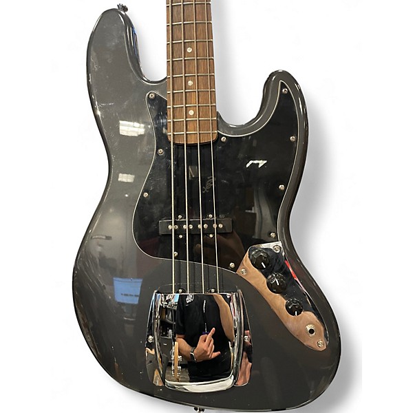 Used Squier jazz bass grey Electric Bass Guitar