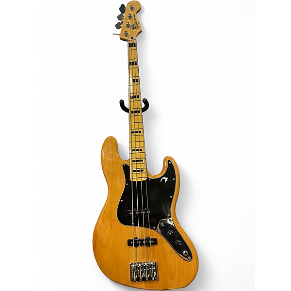 Used Squier Classic Vibe 70s Jazz Bass Natural Electric Bass Guitar