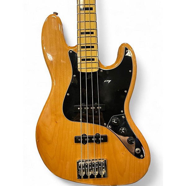 Used Squier Classic Vibe 70s Jazz Bass Natural Electric Bass Guitar