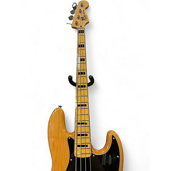 Used Squier Classic Vibe 70s Jazz Bass Natural Electric Bass Guitar