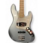 Used Squier Vintage Modified Jazz Bass Silver Electric Bass Guitar