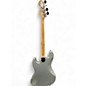 Used Squier Vintage Modified Jazz Bass Silver Electric Bass Guitar