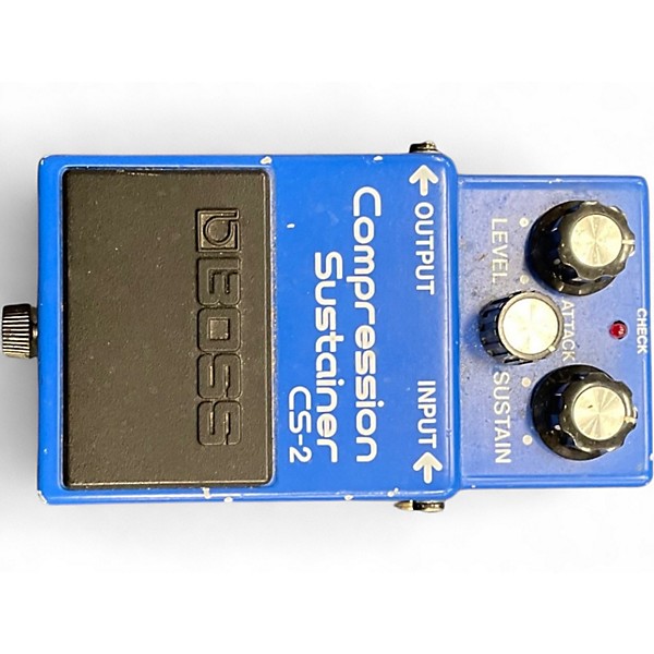 Used BOSS CS2 Compressor Sustainer Effect Pedal