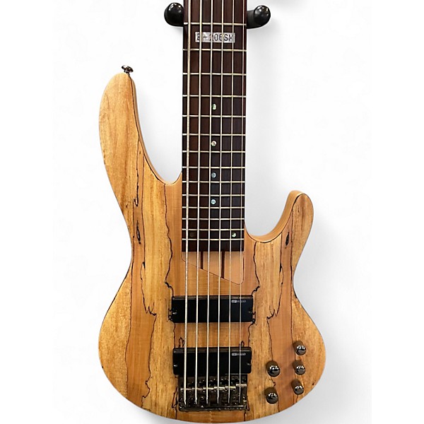 Used ESP LTD B206SM 6 String Natural Electric Bass Guitar