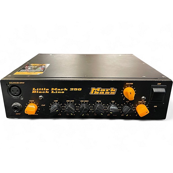 Used Markbass Blackline Little Mark 250 Bass Amp Head