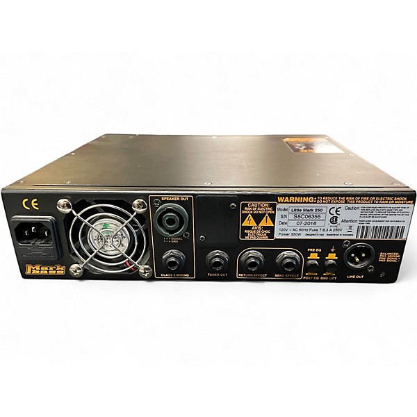Used Markbass Blackline Little Mark 250 Bass Amp Head