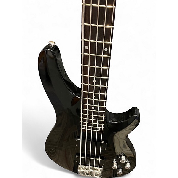 Used Schecter Guitar Research Omen 5 String Black Electric Bass Guitar