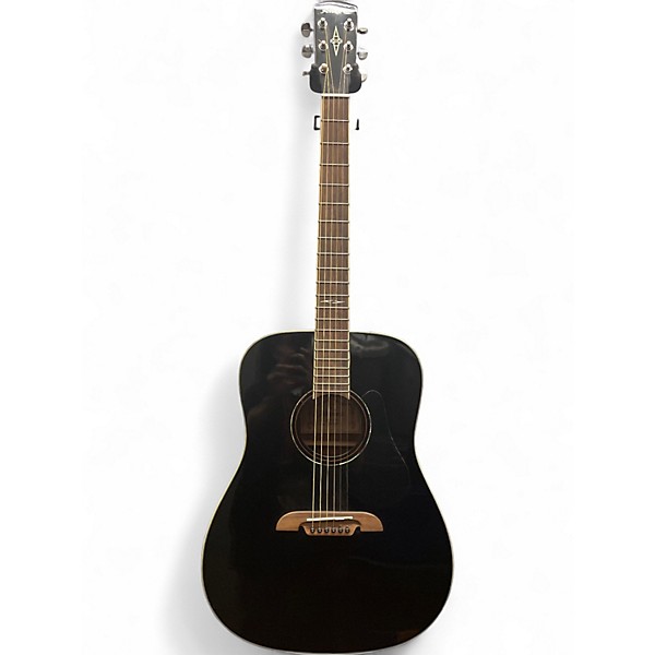 Used Alvarez AD60BK Black Acoustic Guitar