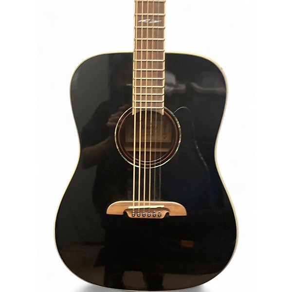 Used Alvarez AD60BK Black Acoustic Guitar