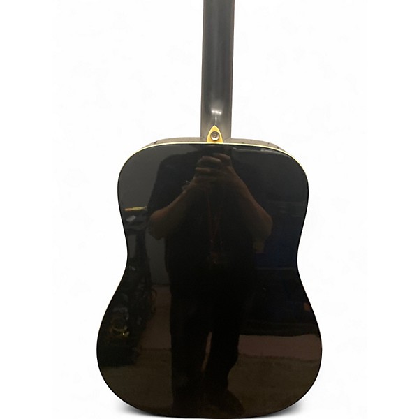 Used Alvarez AD60BK Black Acoustic Guitar