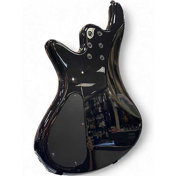 Used Schecter Guitar Research Stiletto Extreme-5 See Thru Black Electric Bass Guitar