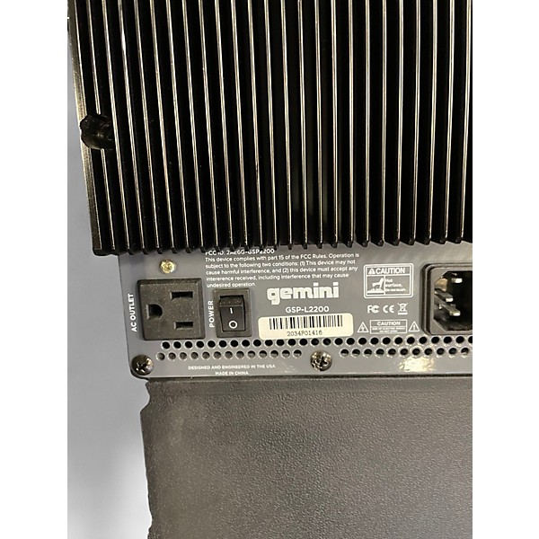 Used Gemini GSP-L2200 Powered Speaker