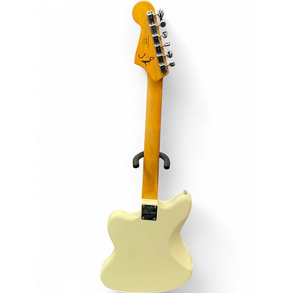 Used Squier J Mascis Jazzmaster Vintage White Solid Body Electric Guitar