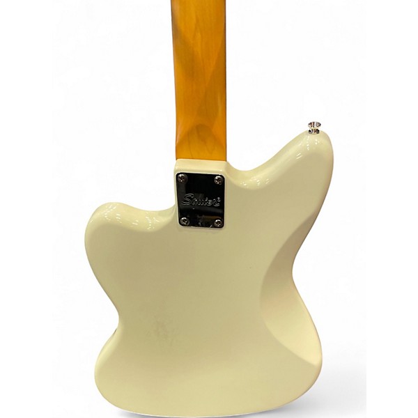 Used Squier J Mascis Jazzmaster Vintage White Solid Body Electric Guitar