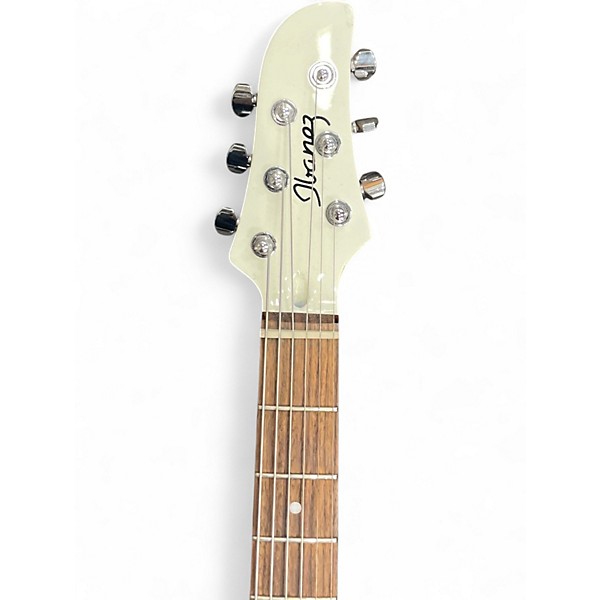 Used Ibanez ICHIKA Talman White Solid Body Electric Guitar