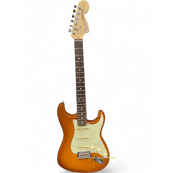 Used Fender American Performer Stratocaster Honey Blonde Solid Body Electric Guitar