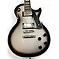 Used Epiphone Les Paul Custom Black and Silver Solid Body Electric Guitar
