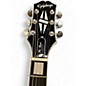 Used Epiphone Les Paul Custom Black and Silver Solid Body Electric Guitar