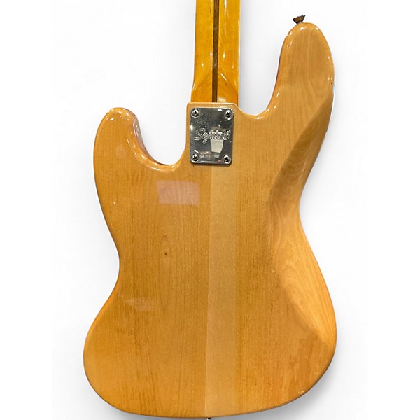 Used Squier Classic Vibe 70s Jazz Bass Natural Electric Bass Guitar