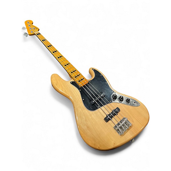 Used Squier Classic Vibe 70s Jazz Bass Natural Electric Bass Guitar