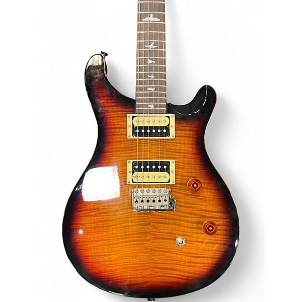 Used PRS SE Custom 24 2 Color Sunburst Solid Body Electric Guitar