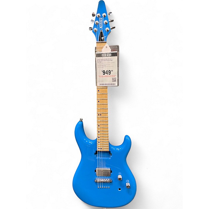 Used 2020s Kiesel DC127 Blue Solid Body Electric Guitar Blue
