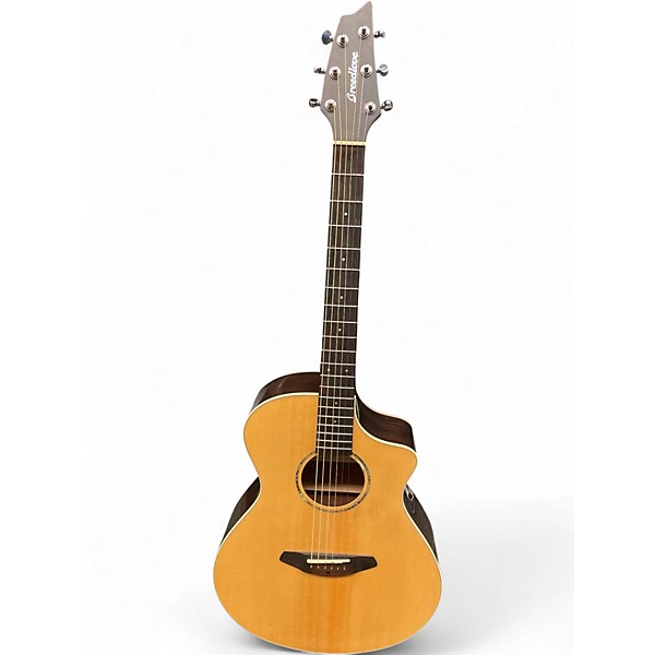 Used Breedlove Passport Plus Concert Natural Acoustic Electric Guitar