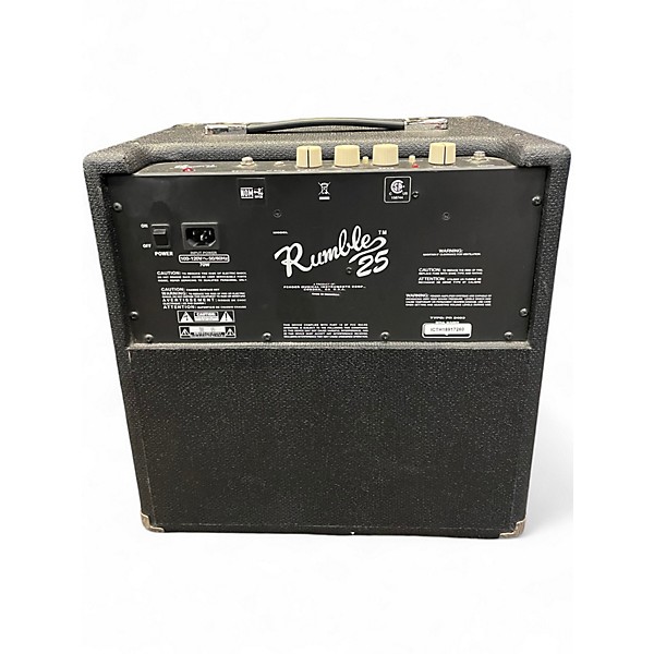Used Fender Rumble 25 25W 1x8 Bass Combo Amp
