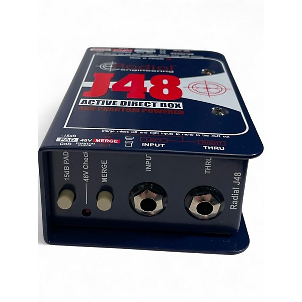 Used Radial Engineering J48 Active Direct Box Audio Converter