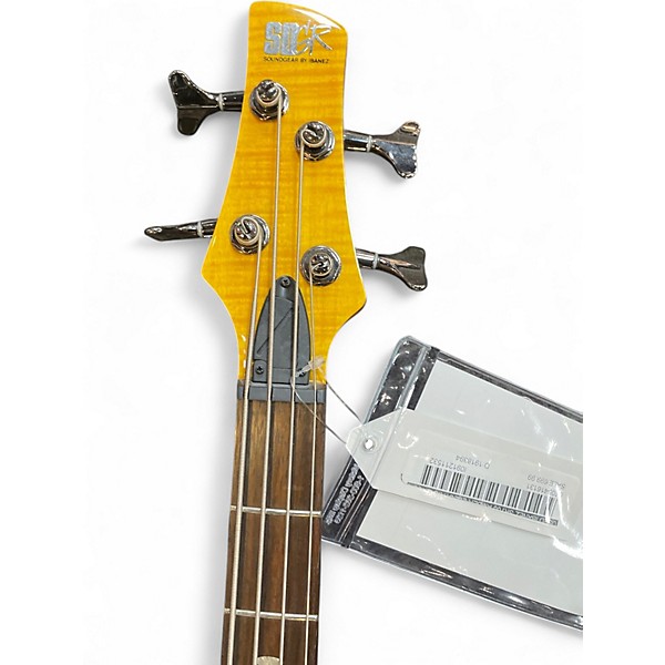 Used Ibanez SR700 Amber Electric Bass Guitar