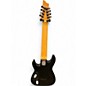 Used Schecter Guitar Research Damien Elite 8 String Black Solid Body Electric Guitar