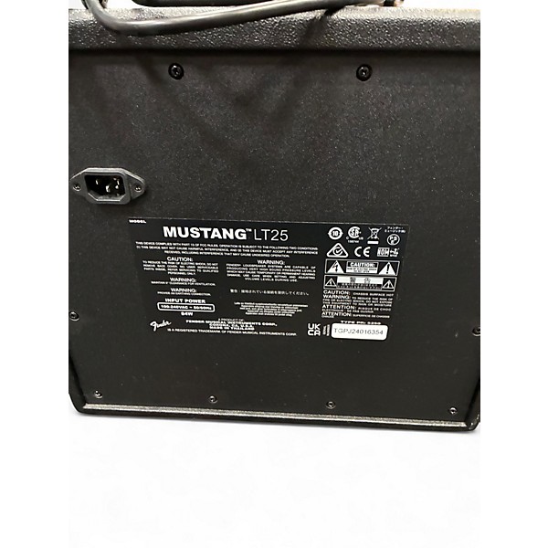 Used Fender Mustang LT25 25W 1x8 Guitar Combo Amp
