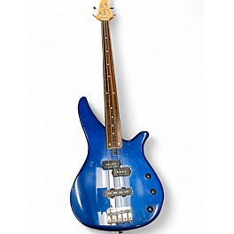 Used Yamaha RBX170 Fretless Blue Electric Bass Guitar