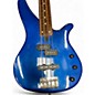Used Yamaha RBX170 Fretless Blue Electric Bass Guitar