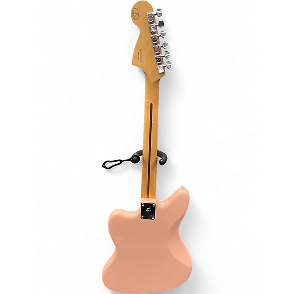 Used Fender LIMITED EDITION PLAYER JAGUAR Shell Pink Solid Body Electric Guitar