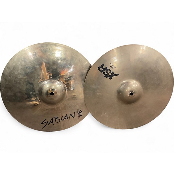 Used SABIAN 14in XSR 14 HIHAT PAIR Cymbal