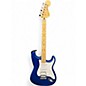 Used Squier Stratocaster HSS Blue Solid Body Electric Guitar thumbnail